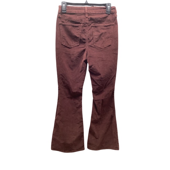 SO Y2K Size 7 High Rise Women’s Brown Flare Corduroy Pants. Preloved - Picture 3 of 7